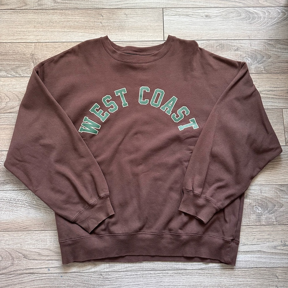 Women’s Brown Crewneck Sweater
